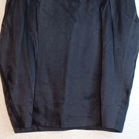 MARIA CHER Classic Black Pleated Office Mini Skirt - Picture 4 of 16